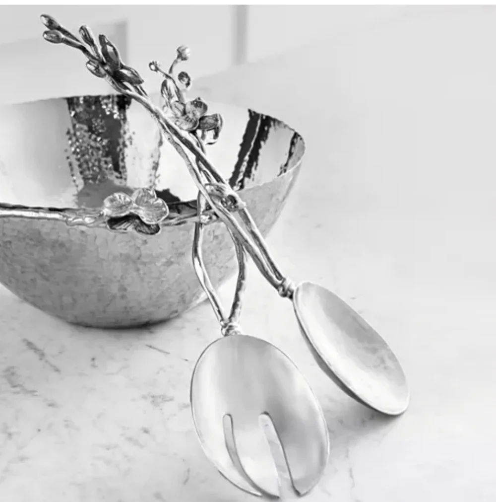 Michael Aram White Orchid Server Set NIB